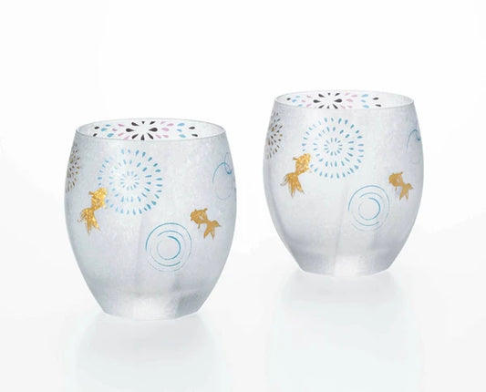 ADERIA石塚硝子 Premium系列 夏日煙火矮身杯