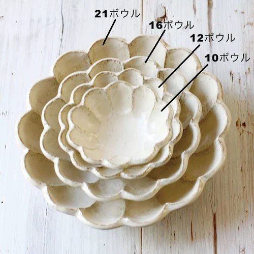 Rokuro Blut's |六魯 小兵製陶所花皿系列3寸小皿 10cm | 美濃燒