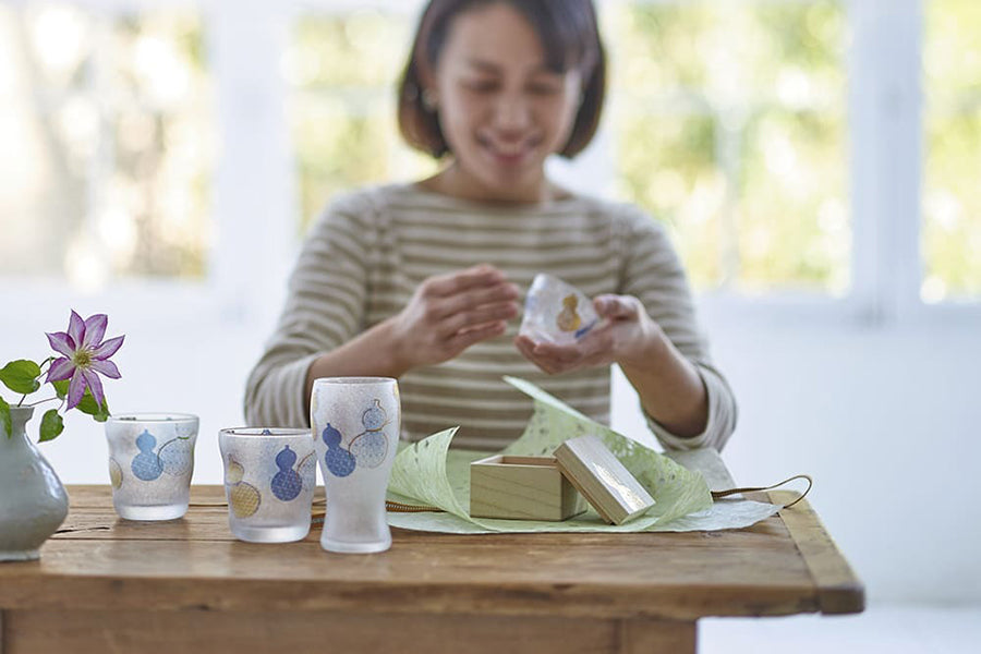 ADERIA石塚硝子 Premium系列 葫蘆綿密泡沫啤酒杯木盒裝