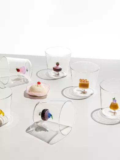 Ichendorf 立體玻璃杯-牛角包