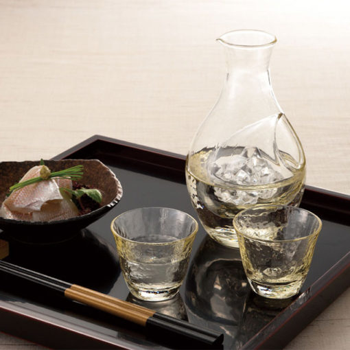 東洋佐佐木 高瀬川黃金琥珀清酒器組