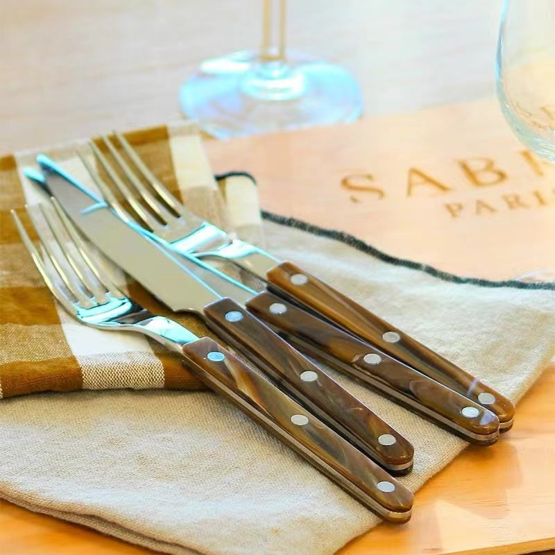 SABRE Paris | Bistrot復古酒館系列亮面餐具 咖啡水牛Buffalo