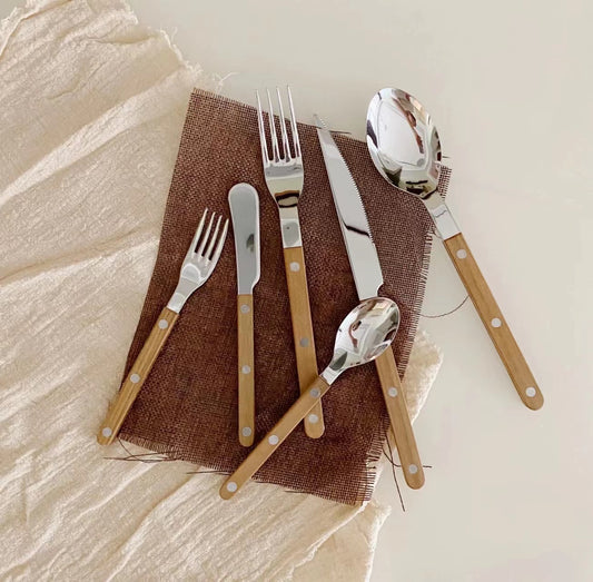 SABRE Paris | Bistrot復古酒館系列亮面餐具 柚木Teak