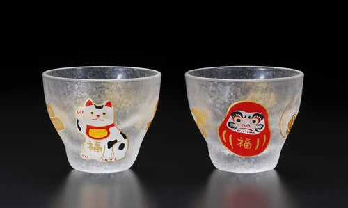 ADERIA石塚硝子 緣起物酒杯