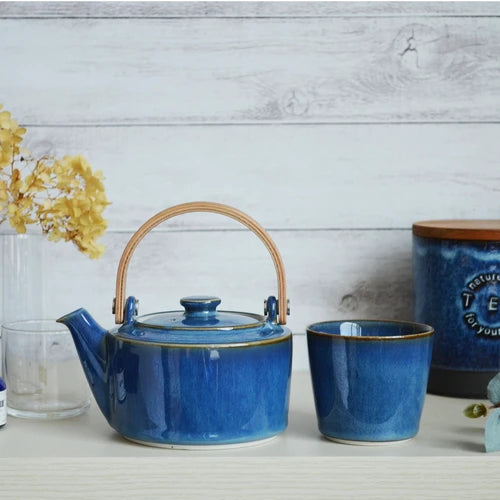SALIU 祥SYO系列 日式茶壺茶杯禮盒 蜜色