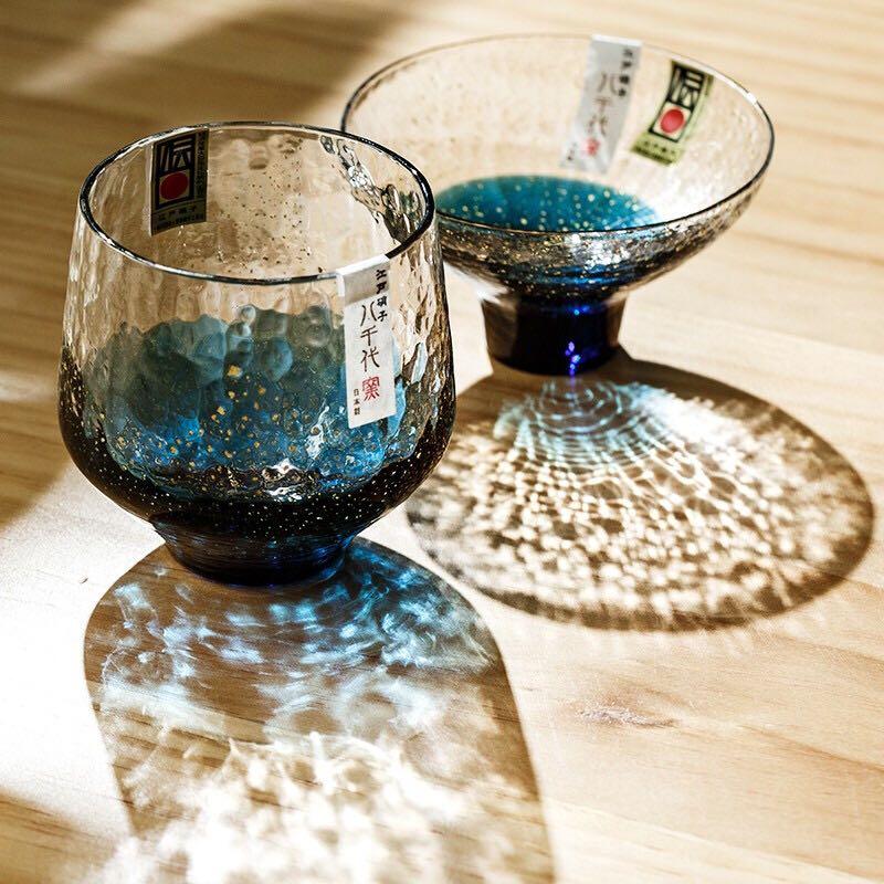 東洋佐佐木 江戶硝子 八千代窯星空杯