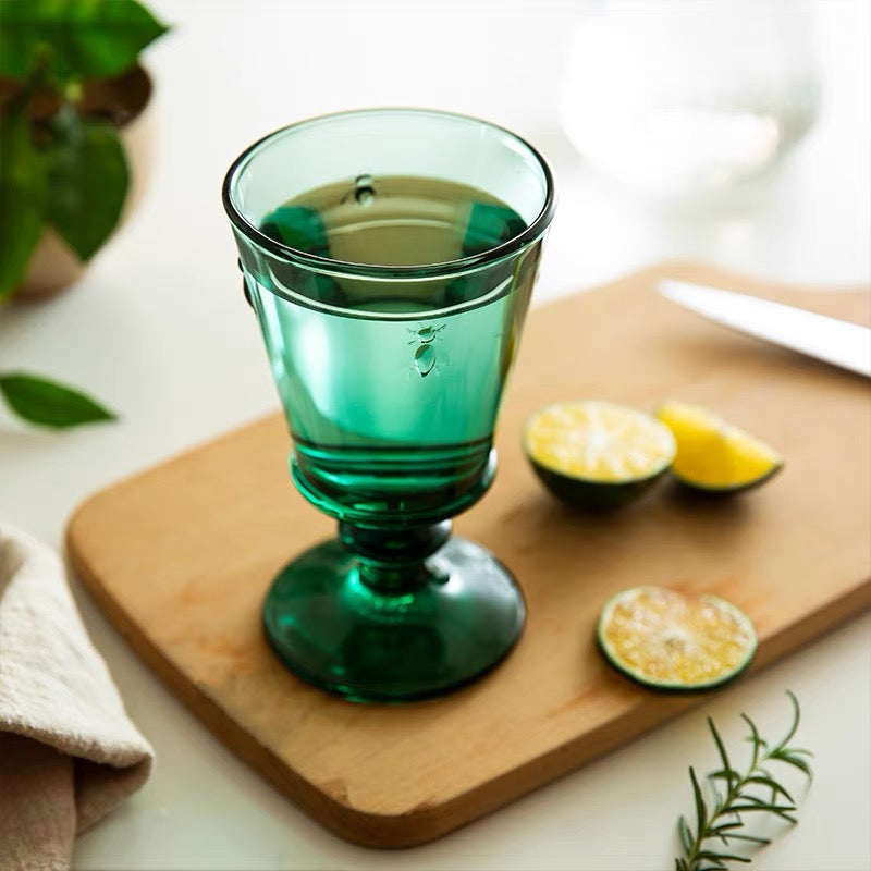 LA ROCHERE ABEILLE蜜蜂系列 高腳杯 祖母綠色
