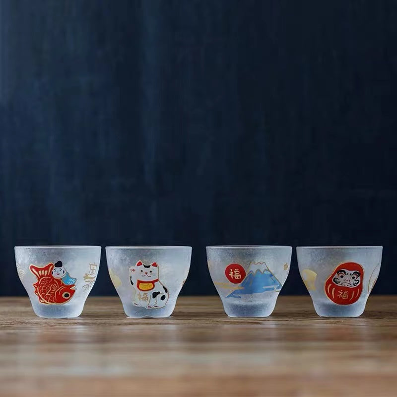 ADERIA石塚硝子 緣起物酒杯