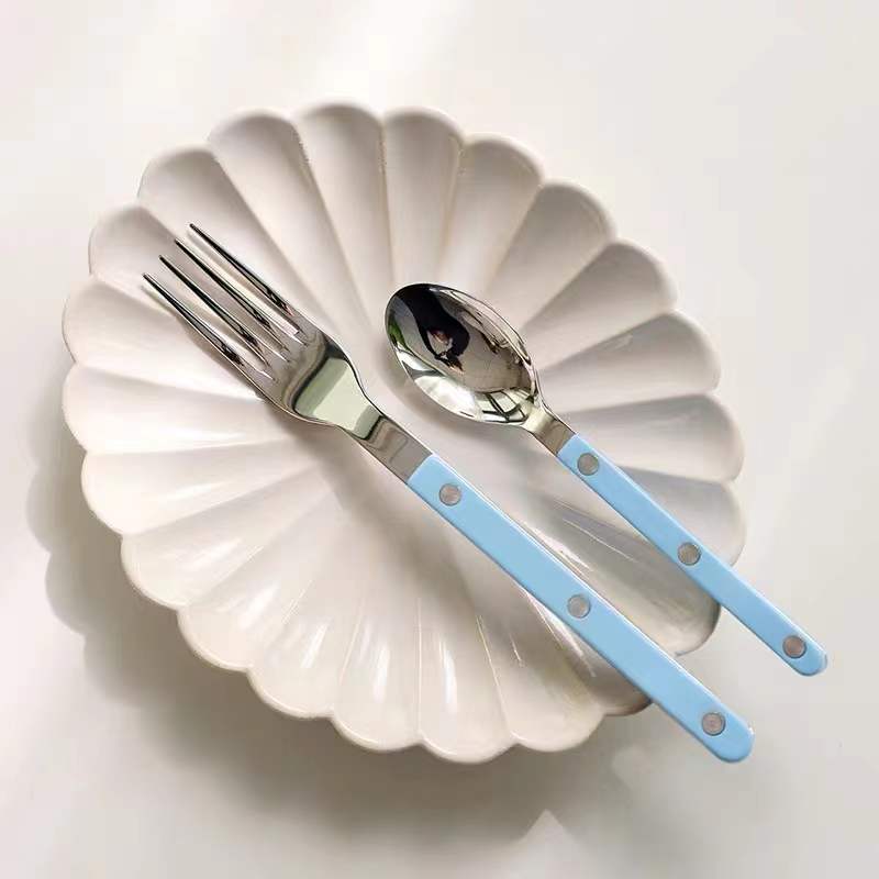 SABRE Paris | Bistrot復古酒館系列亮面餐具 天空藍Pastel blue