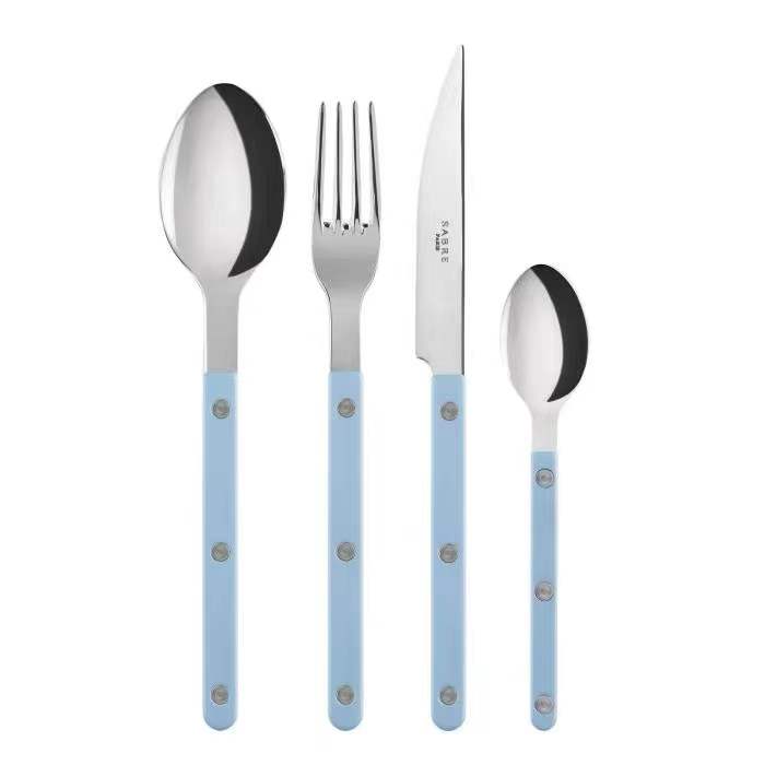 SABRE Paris | Bistrot復古酒館系列亮面餐具 天空藍Pastel blue