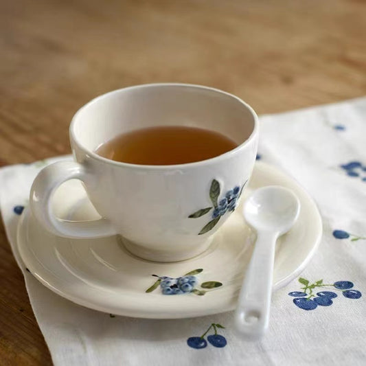 Studio M' Myrtille覆盆子下午茶系列 茶杯&茶碟