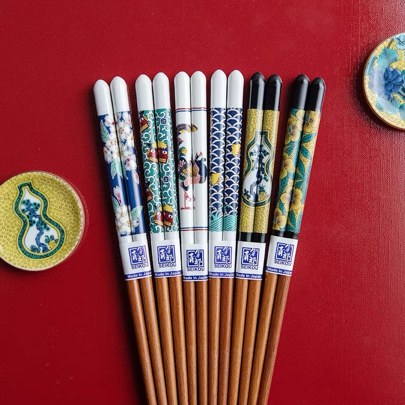 色繪漆器筷組合(15款) | 九谷燒