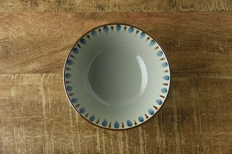 稻草藍餐碗 | 美濃燒