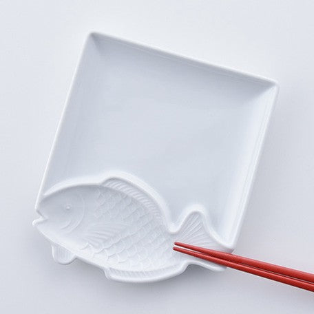 日式鯛魚魚造型魚皿 |波佐見燒