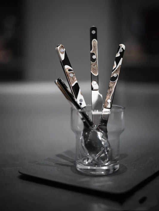 SABRE Paris | Bistrot復古酒館系列亮面餐具 沙丘黑Dune Black