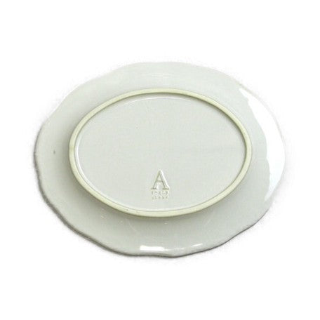 Aito 浮雕花卉餐盤 白色