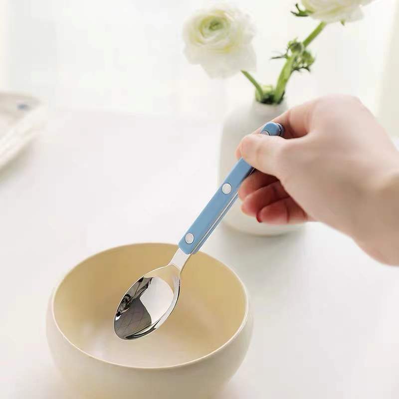 SABRE Paris | Bistrot復古酒館系列亮面餐具 天空藍Pastel blue
