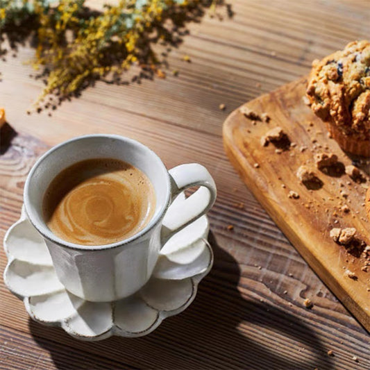 Rokuro Blut's |六魯 小兵製陶所粉引花皿系列 馬克杯