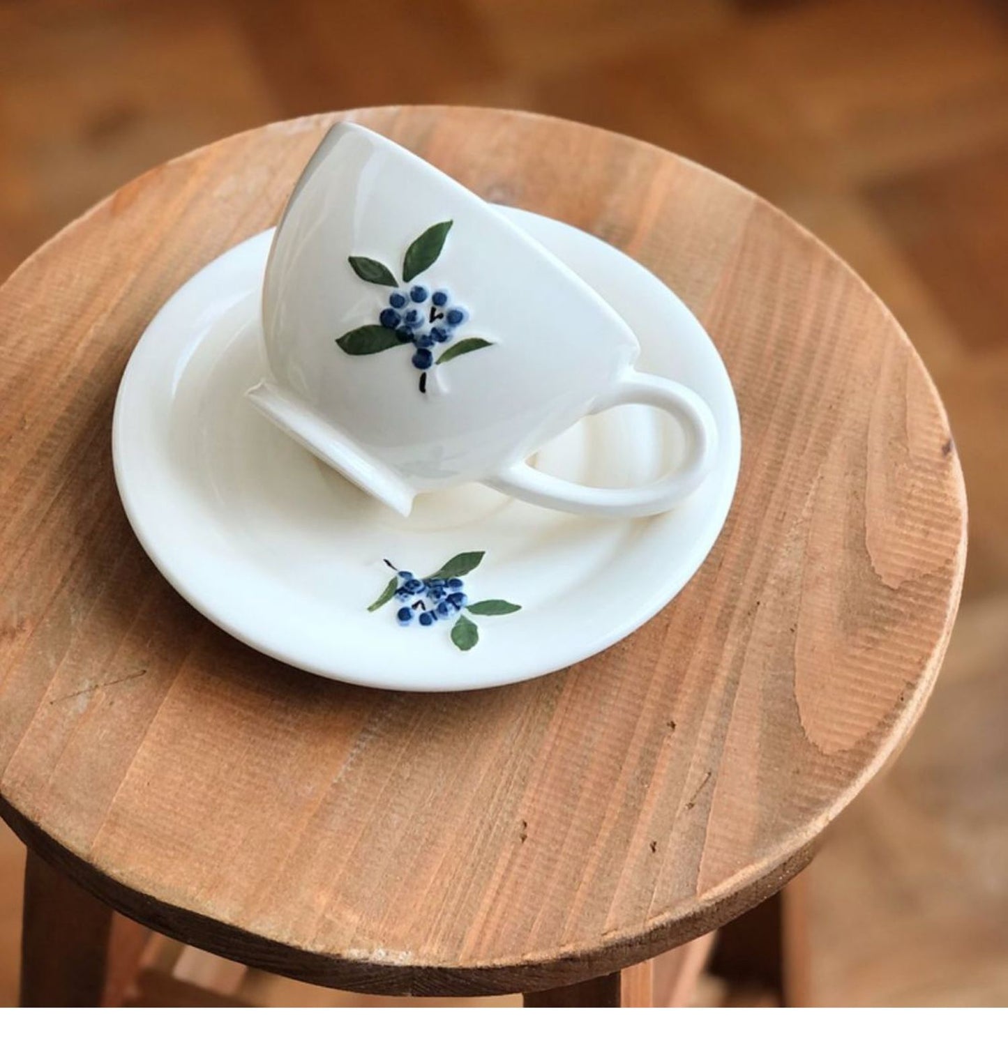 Studio M' Myrtille覆盆子下午茶系列 茶杯&茶碟