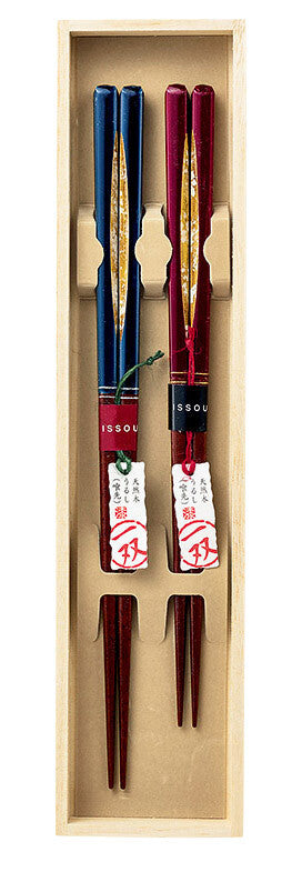 Issou | 一雙 夢 若狹塗夫婦筷禮盒