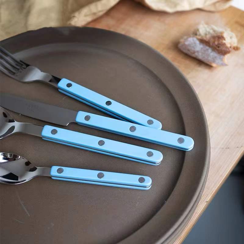 SABRE Paris | Bistrot復古酒館系列亮面餐具 天空藍Pastel blue