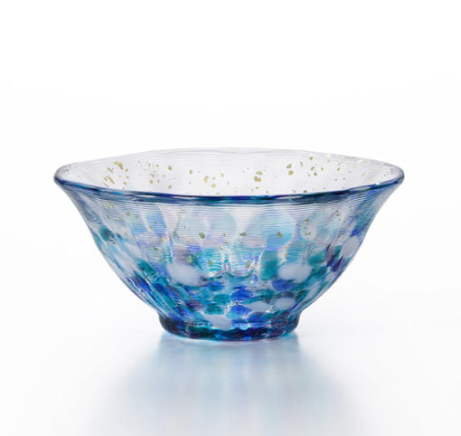 津輕琉璃 爽華金彩系列 清酒杯禮盒 – 夏影