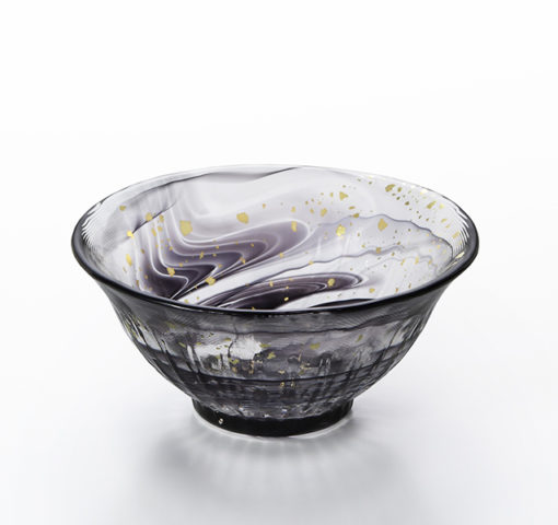 津輕琉璃 爽華金彩系列 清酒杯禮盒 – 星夜