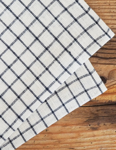 Fog linen work 亞麻餐墊 格仔