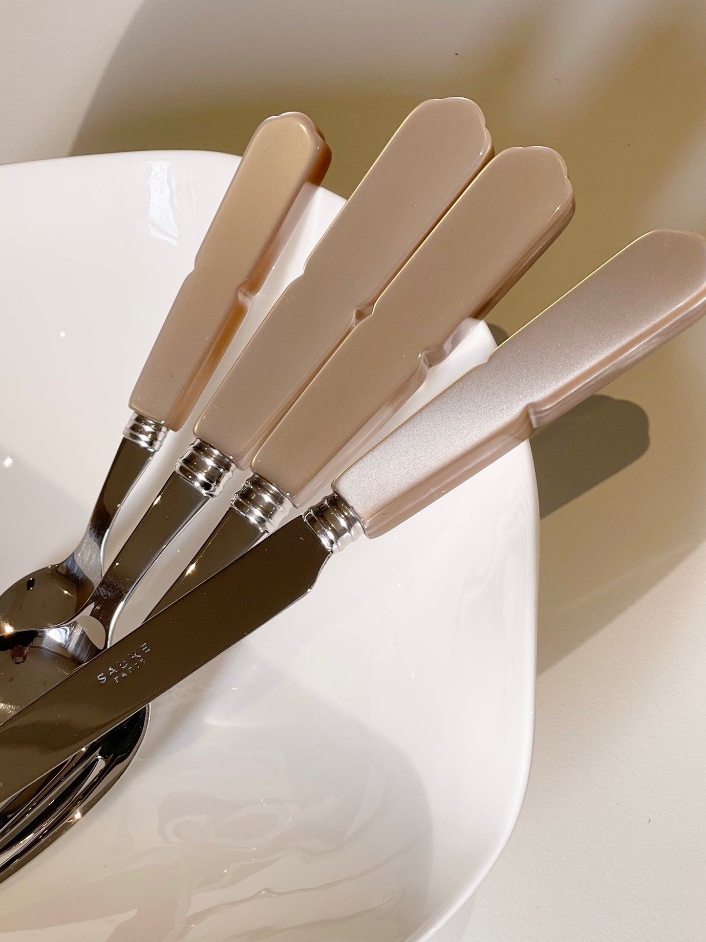 SABRE Paris Gustave 系列餐具 | 香槟粉