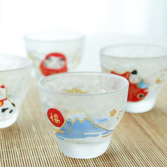 ADERIA石塚硝子 緣起物酒杯