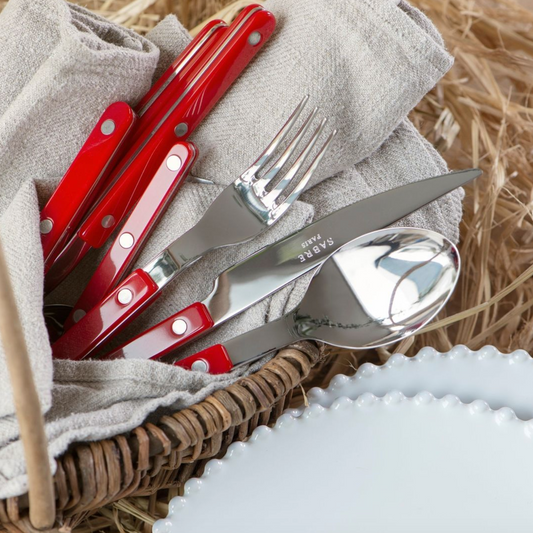 SABRE Paris Bistrot復古酒館系列 紅色亮面餐具