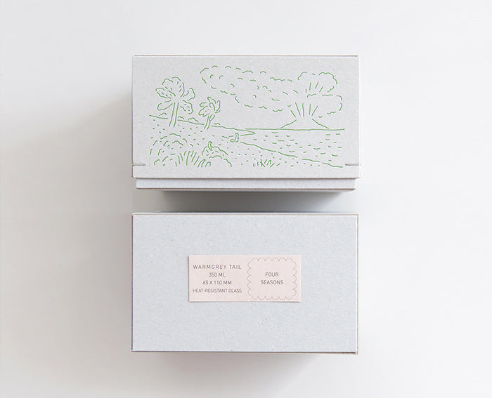 WARMGREY TAIL Sheep farm 綿羊圖案玻璃杯