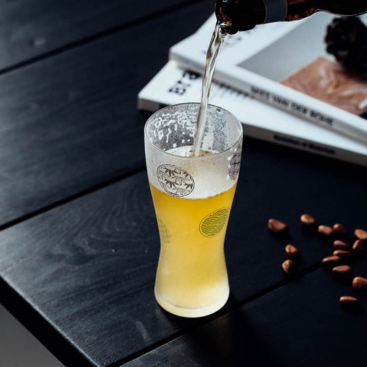 ADERIA石塚硝子 Premium系列 丸紋綿密泡沫啤酒杯