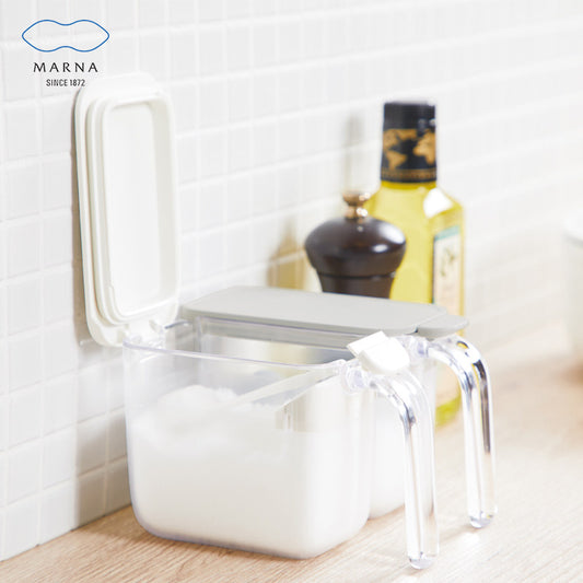 Marna密封防潮 一鍵開啟調味盒