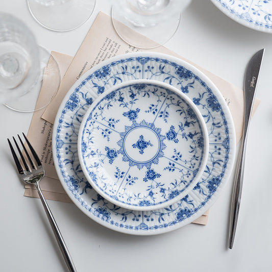 丹麥皇室風格 唐草花 多款餐盤 | 美濃燒