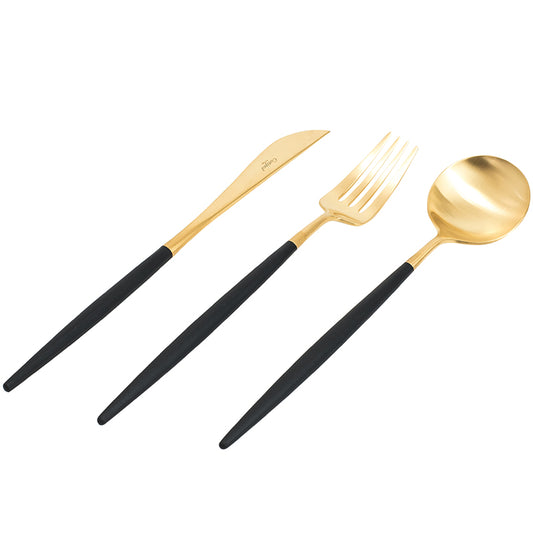 Cutipol GOA系列 黑金餐具