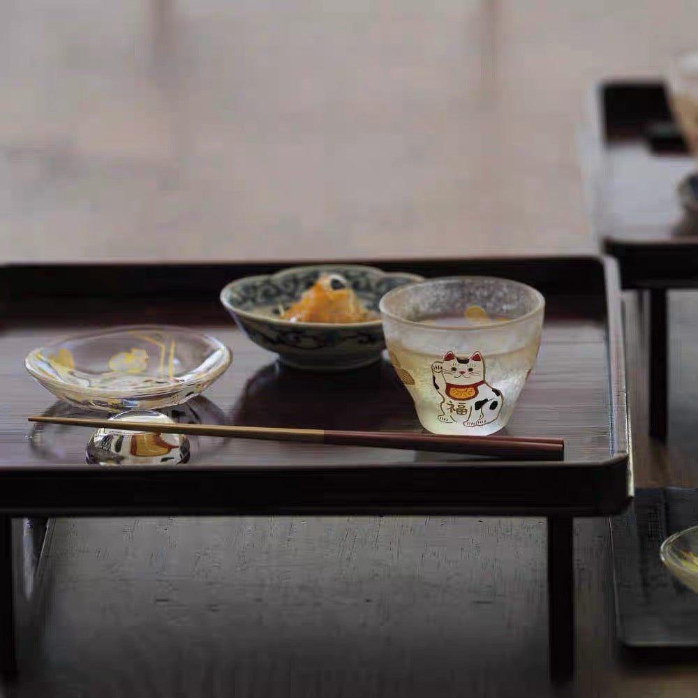ADERIA石塚硝子 緣起物酒杯