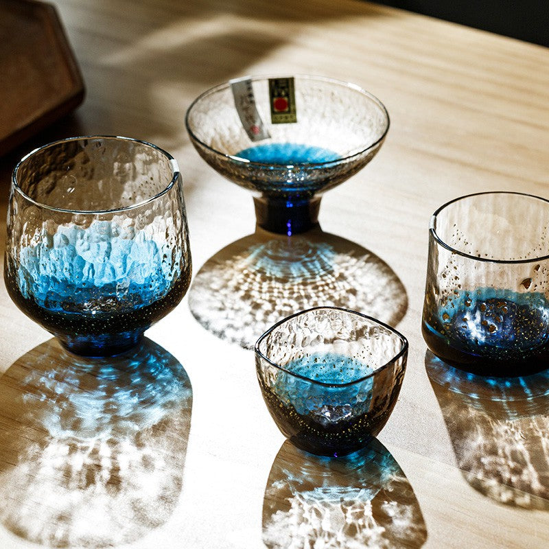 東洋佐佐木 江戶硝子 八千代窯星空杯