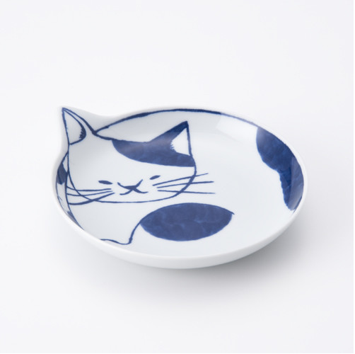 貓咪造型小碟(花貓)