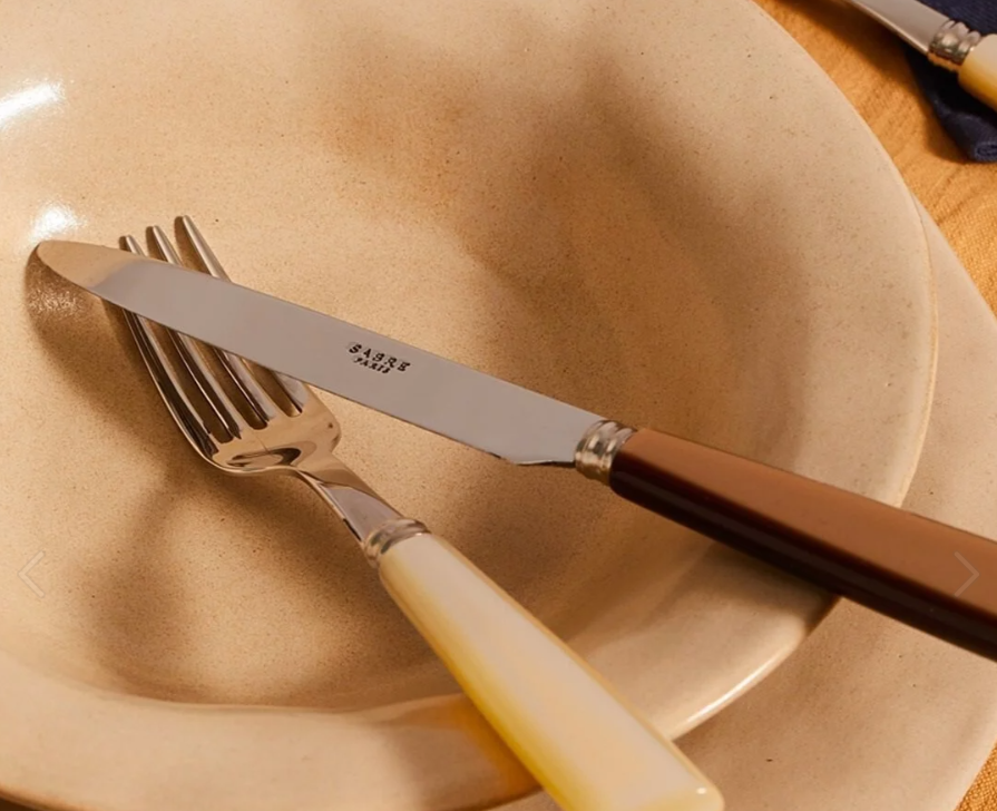 SABRE Paris | Icône 60s亮面餐具 珍珠白Pearl