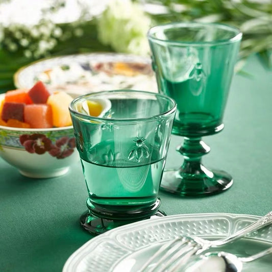 LA ROCHERE ABEILLE蜜蜂系列 高腳杯 祖母綠色