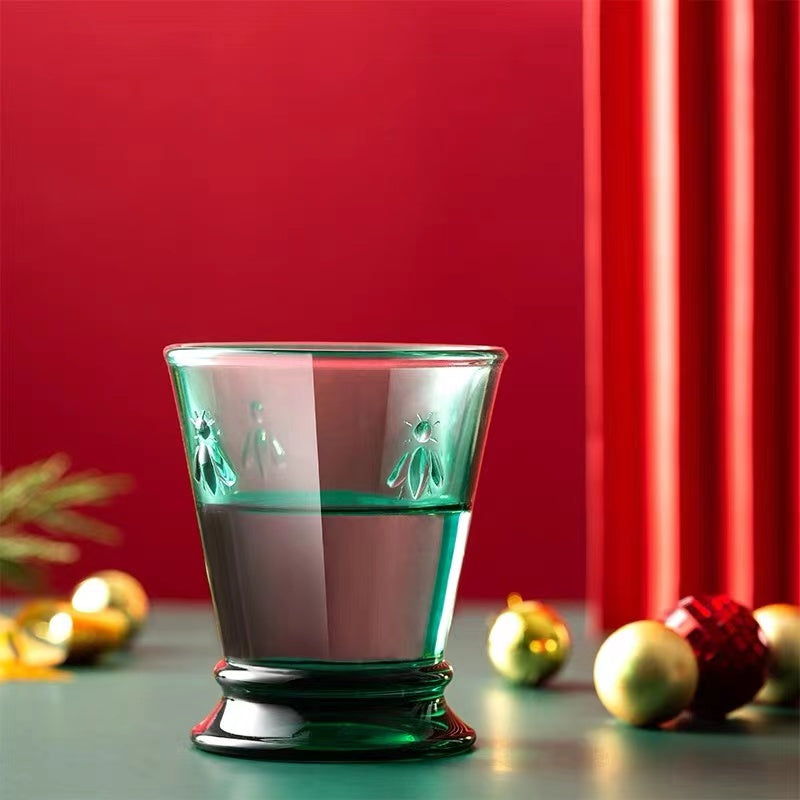 LA ROCHERE ABEILLE蜜蜂系列 高腳杯 祖母綠色