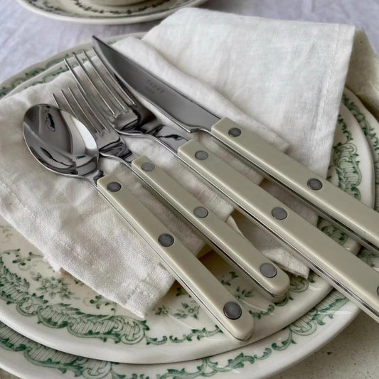 SABRE Paris | Bistrot復古酒館系列亮面餐具 卡其Light kaki