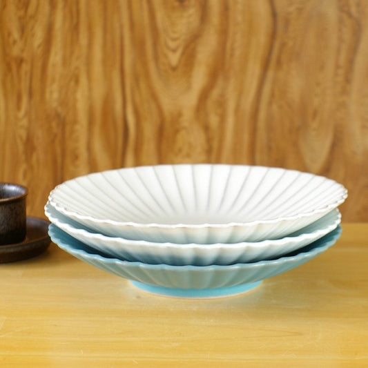 Aito Hana系列花皿深盤 兩色 | 瀨戶燒