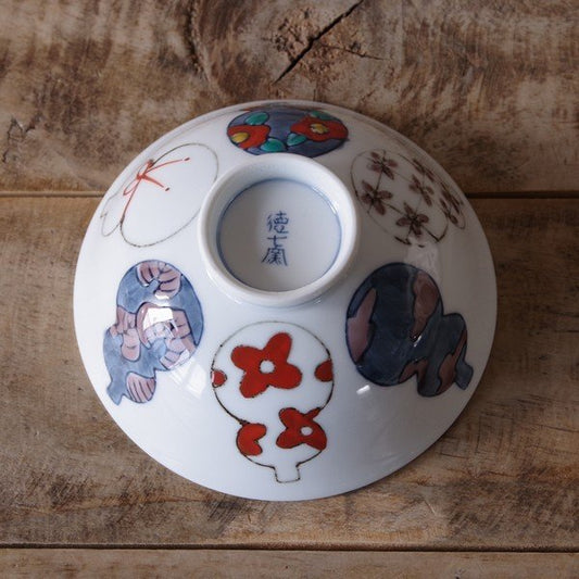 手繪六個葫蘆小碗 | 有田燒