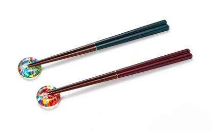 津輕琉璃 對筷連筷架禮盒