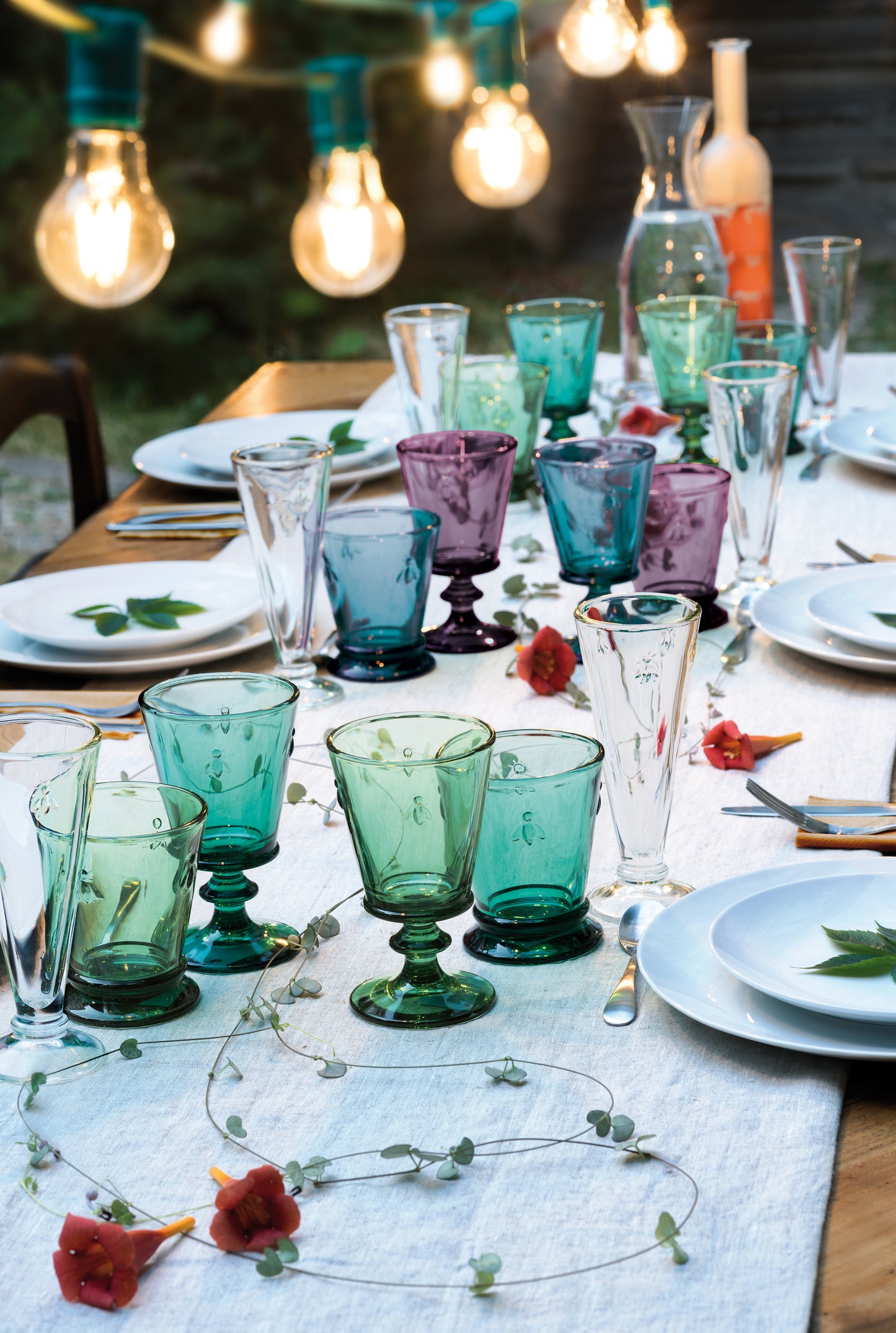 LA ROCHERE ABEILLE蜜蜂系列 四色高腳杯禮盒