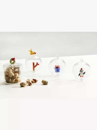 【預售】Ichendorf 聖誕限量版立體玻璃罐- 聖誕花環 (小)