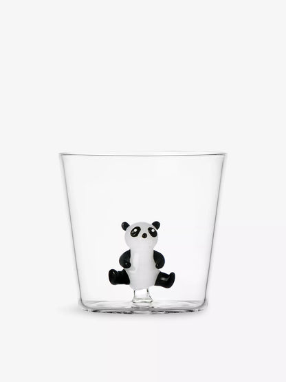 Ichendorf 立體玻璃杯-熊貓
