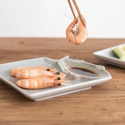 日式鯛魚魚造型魚皿 |波佐見燒